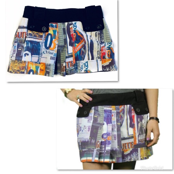 Custo Barcelona Dresses & Skirts - Custo Barcelona Printed Mini Skirt Custo Barcelona Dresses & Skirts - Custo Barcelona Printed Mini Skirt